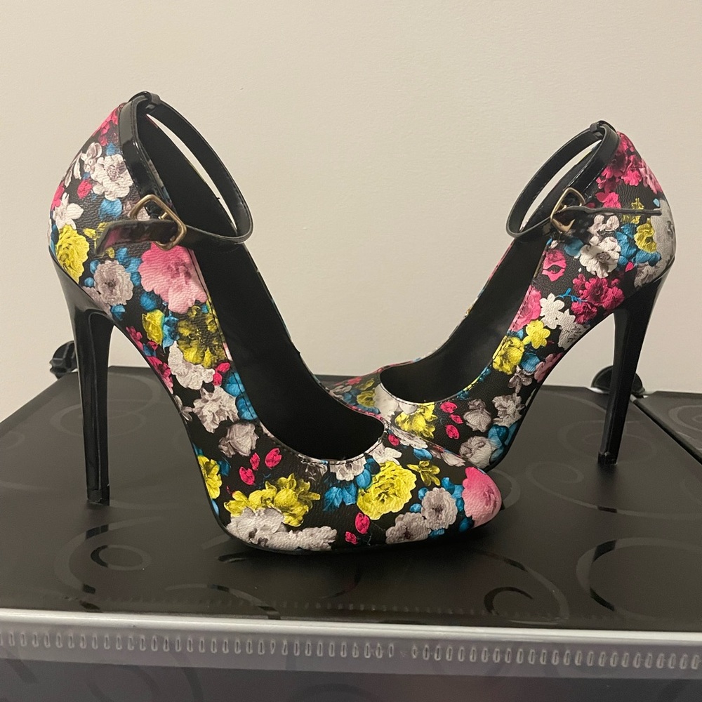 Floral Pumps High Heels 🌸